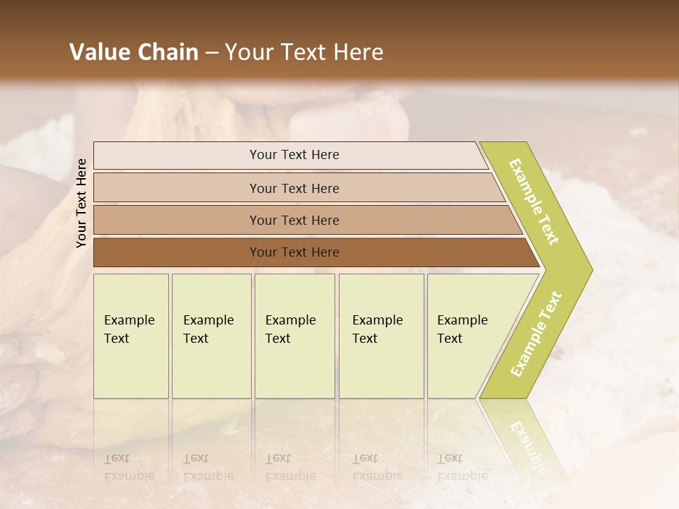 Table Raw Ingredient PowerPoint Template