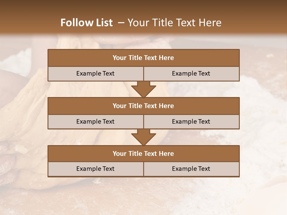 Table Raw Ingredient PowerPoint Template