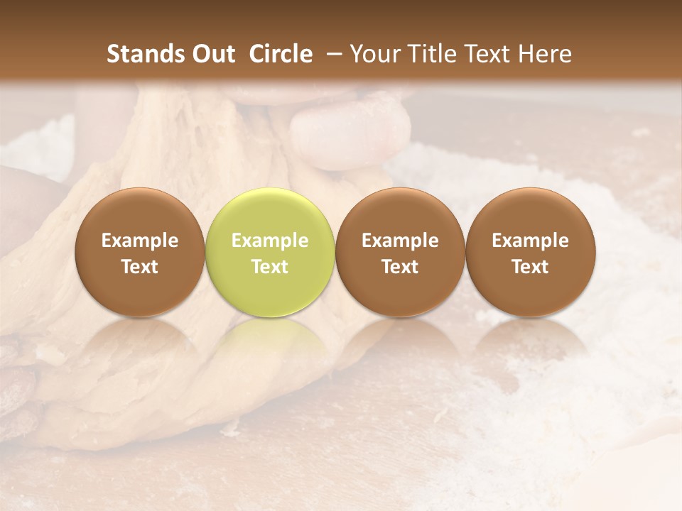 Table Raw Ingredient PowerPoint Template