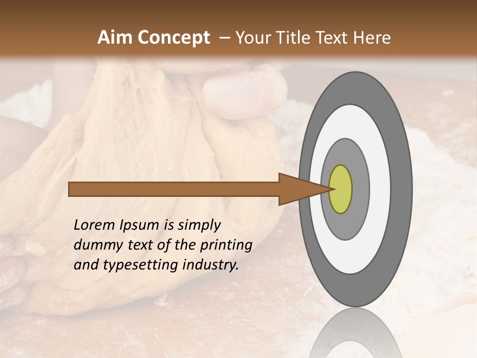 Table Raw Ingredient PowerPoint Template