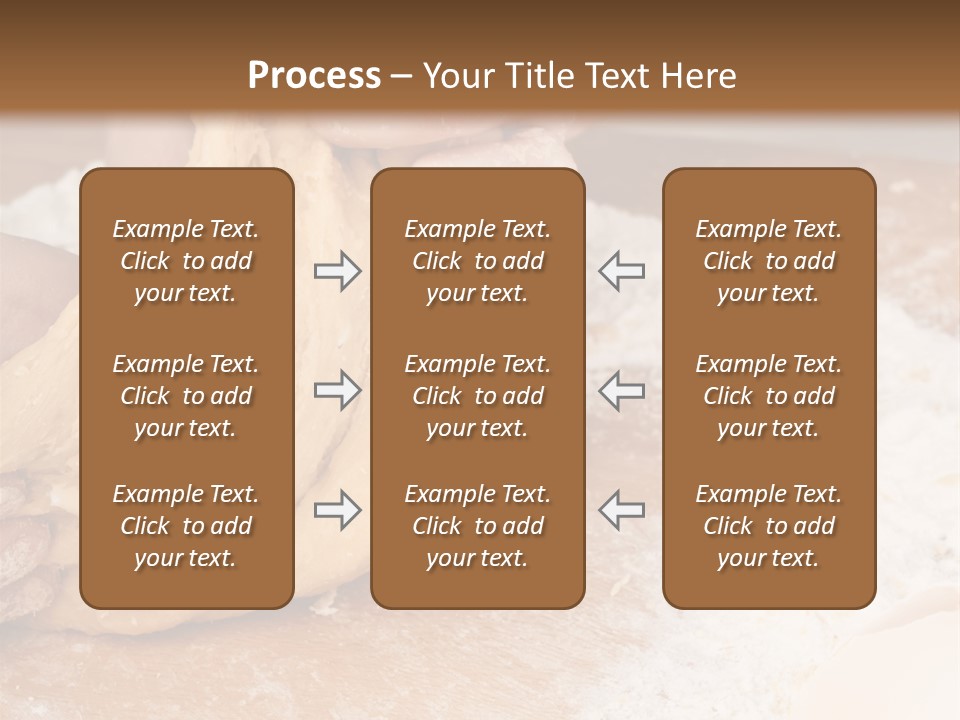 Table Raw Ingredient PowerPoint Template