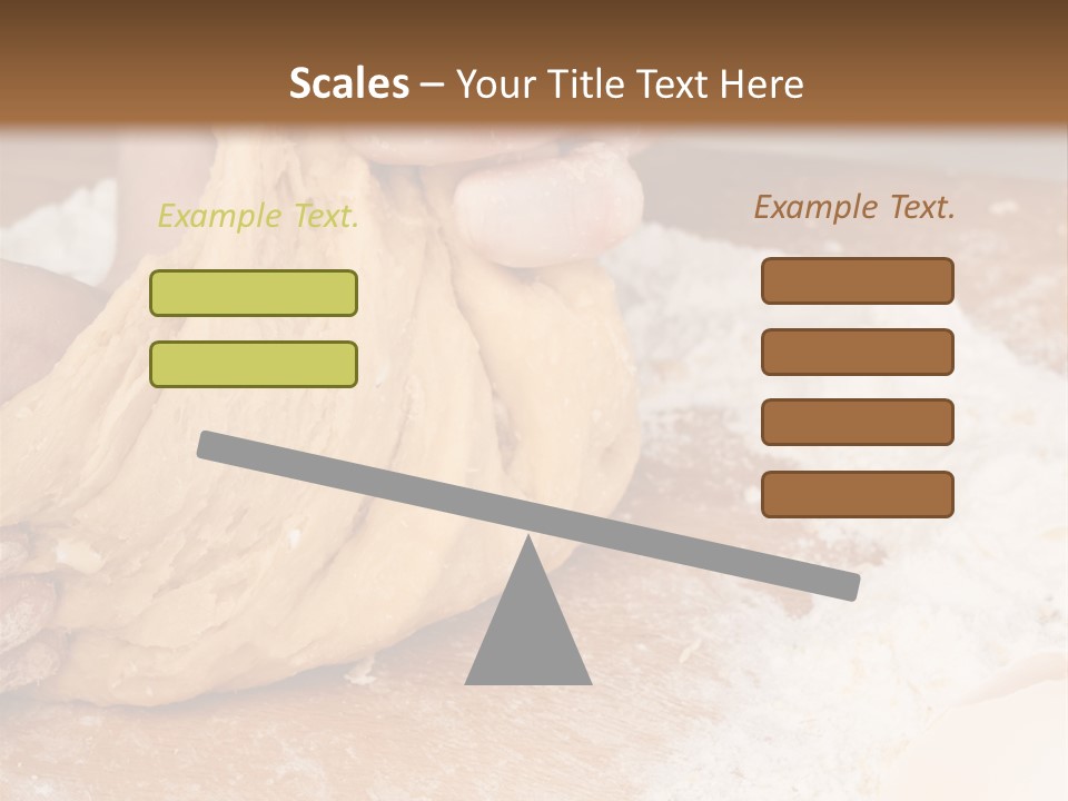 Table Raw Ingredient PowerPoint Template