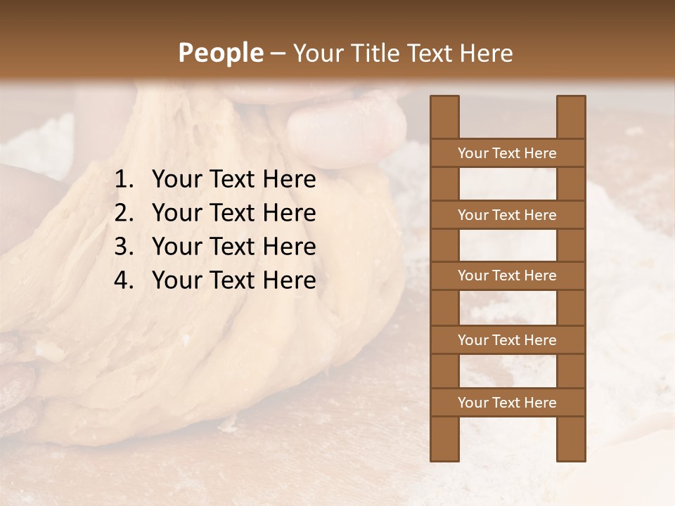 Table Raw Ingredient PowerPoint Template