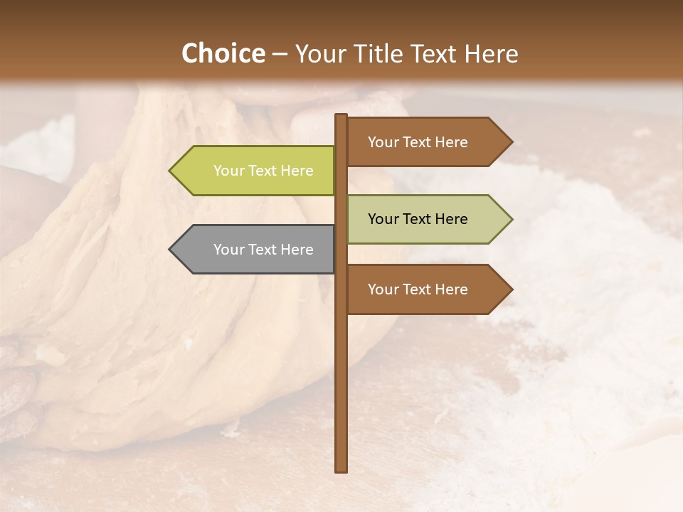 Table Raw Ingredient PowerPoint Template