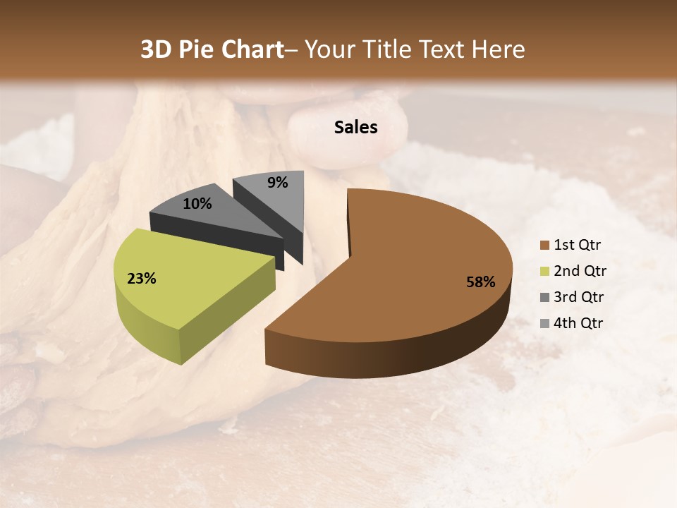Table Raw Ingredient PowerPoint Template