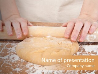 Stage Person Crumpet PowerPoint Template