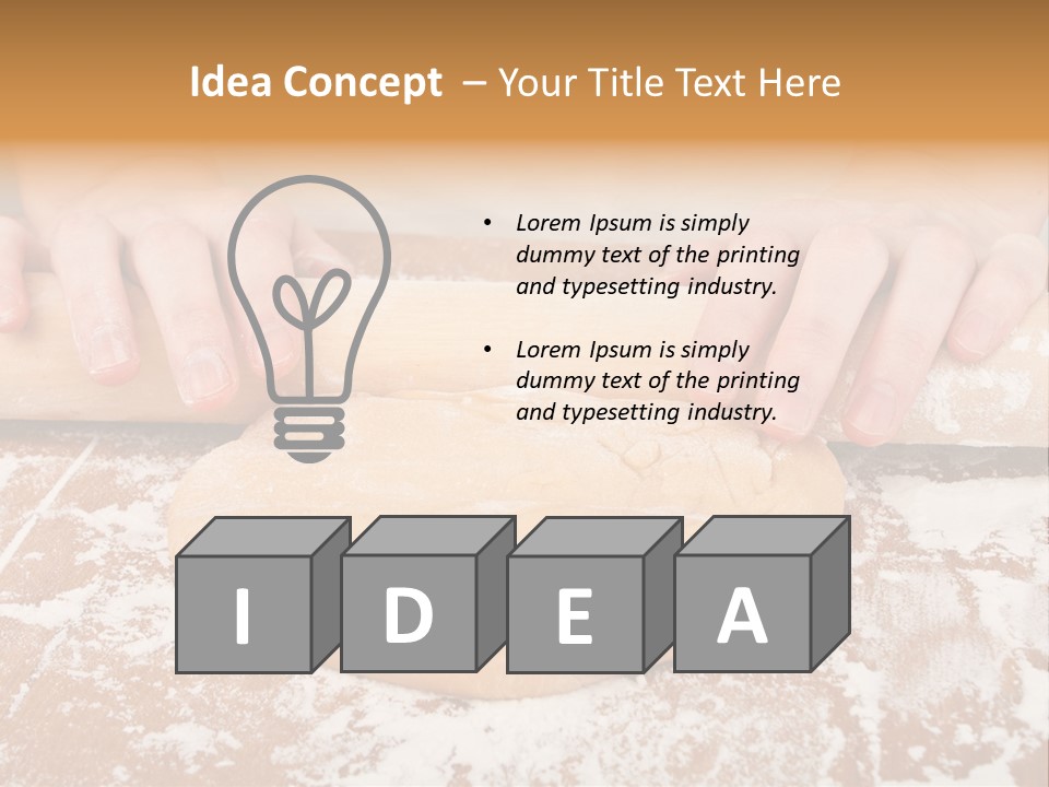 Stage Person Crumpet PowerPoint Template