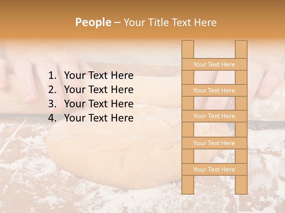 Stage Person Crumpet PowerPoint Template