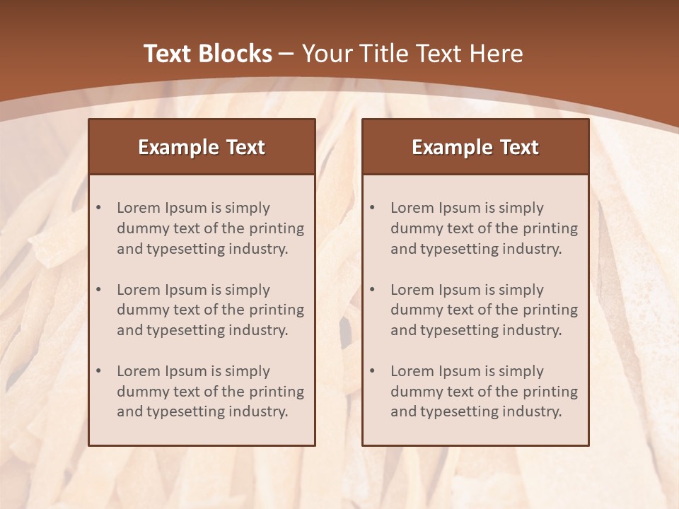 Pappardelle Counter Homemade PowerPoint Template