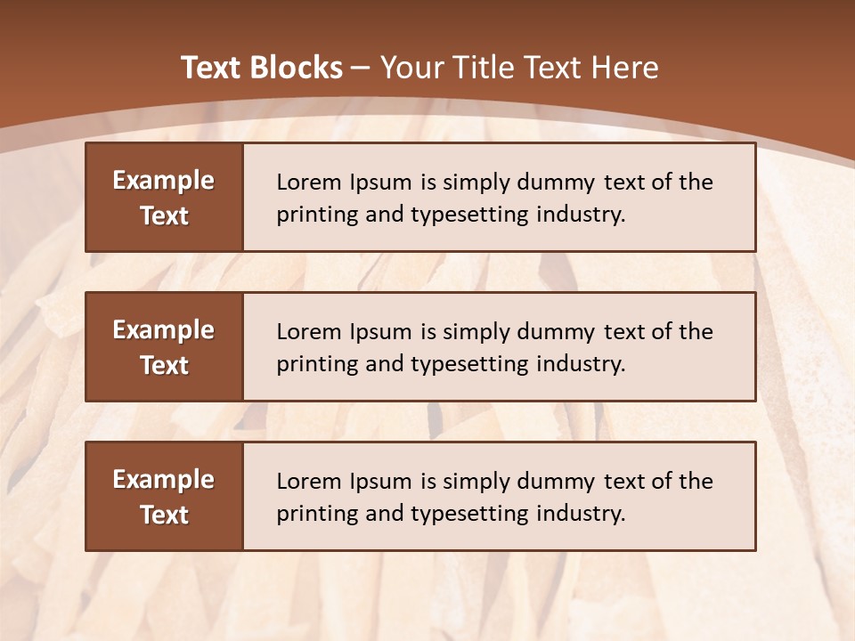 Pappardelle Counter Homemade PowerPoint Template