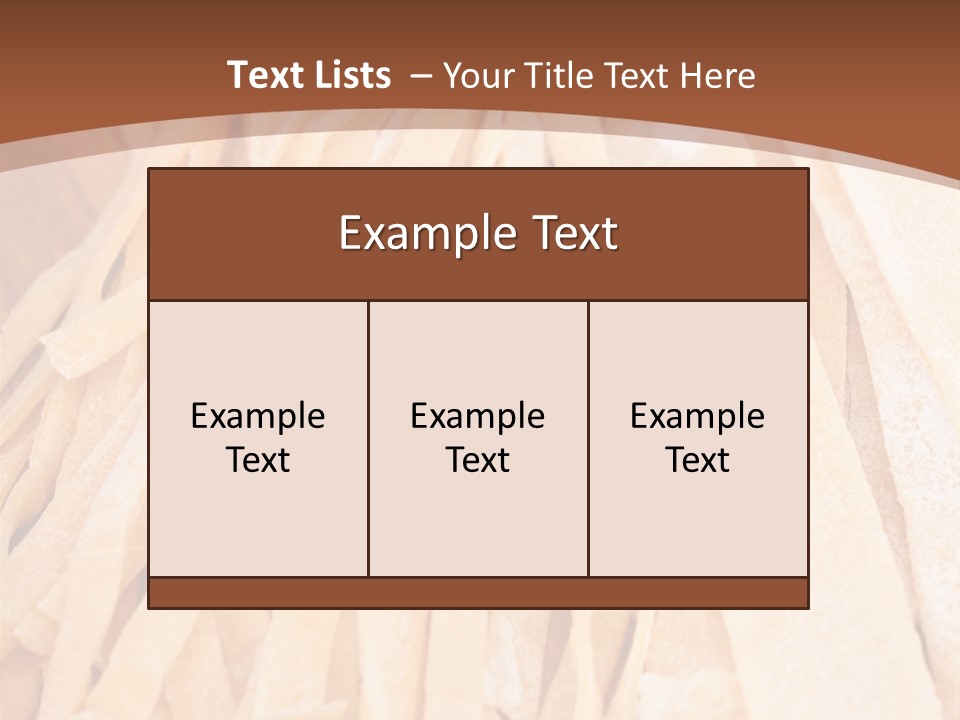 Pappardelle Counter Homemade PowerPoint Template