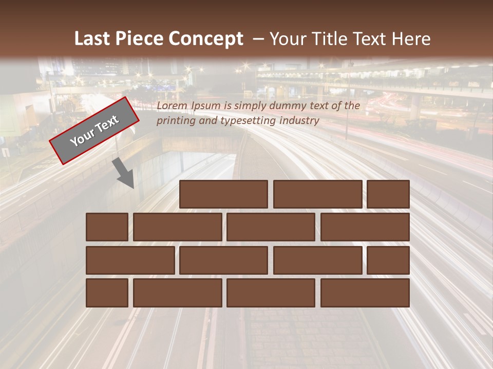 Abstract Business Skyscraper PowerPoint Template