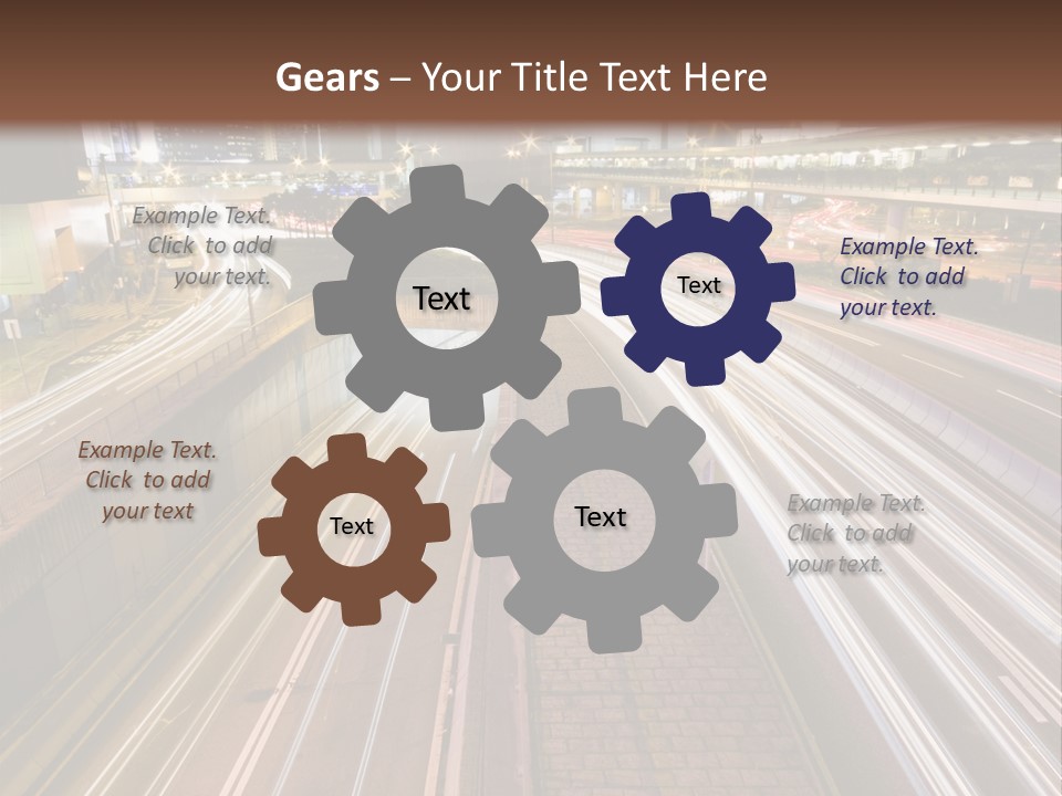 Abstract Business Skyscraper PowerPoint Template