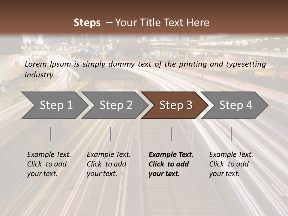 Abstract Business Skyscraper PowerPoint Template