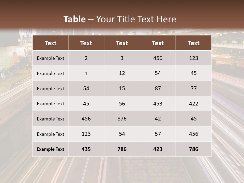 Abstract Business Skyscraper PowerPoint Template