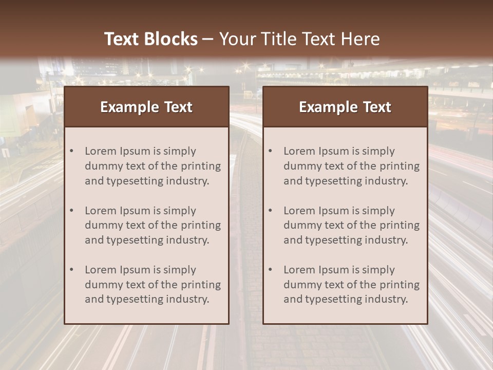 Abstract Business Skyscraper PowerPoint Template
