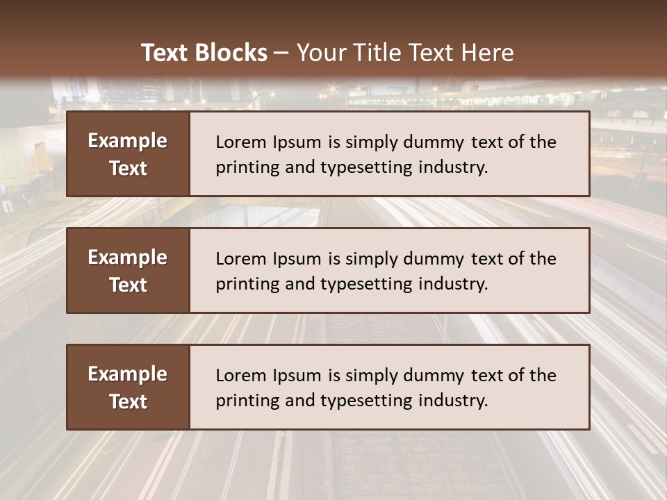 Abstract Business Skyscraper PowerPoint Template