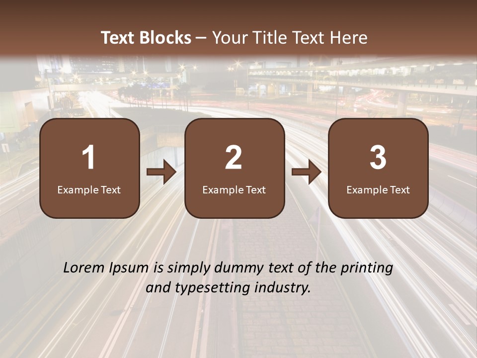 Abstract Business Skyscraper PowerPoint Template