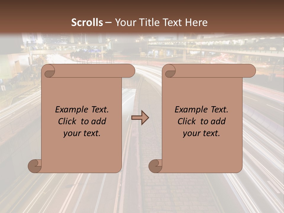 Abstract Business Skyscraper PowerPoint Template