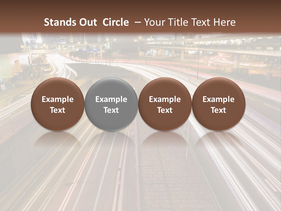 Abstract Business Skyscraper PowerPoint Template