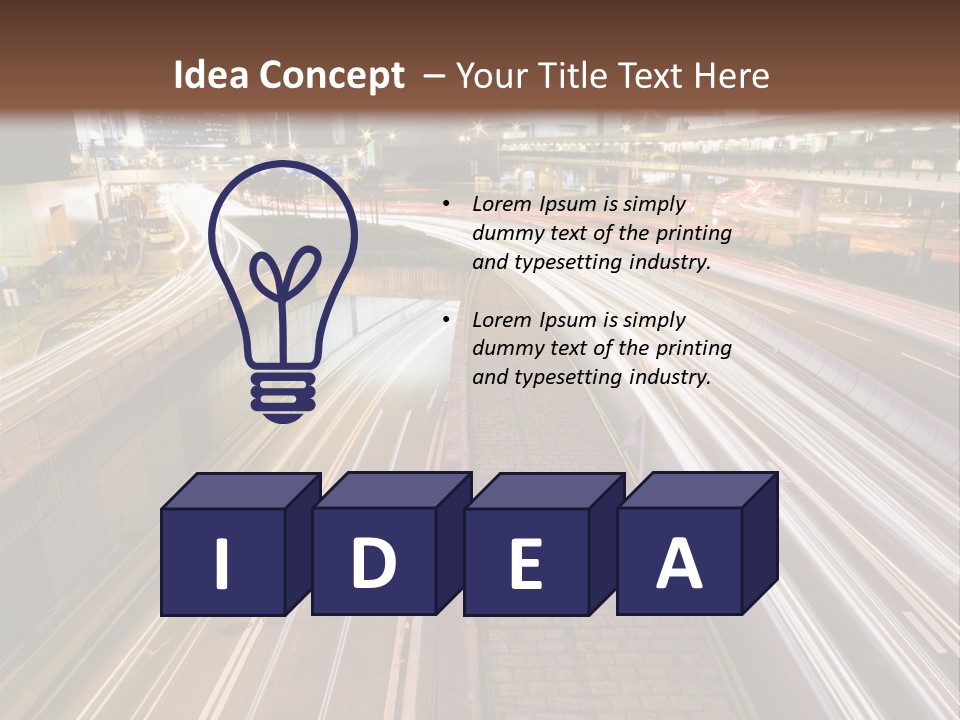 Abstract Business Skyscraper PowerPoint Template