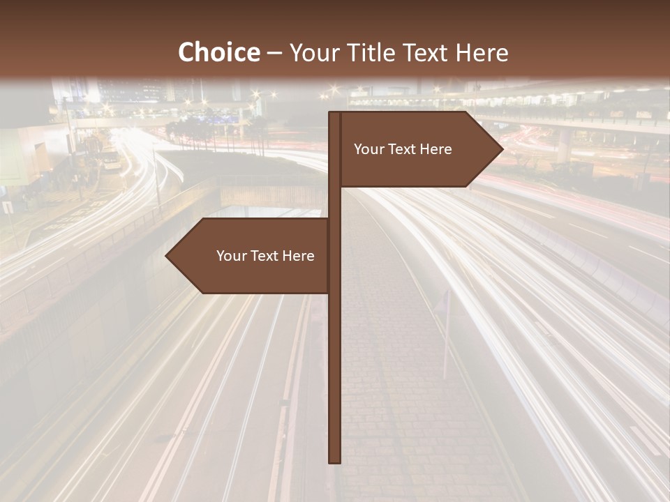 Abstract Business Skyscraper PowerPoint Template