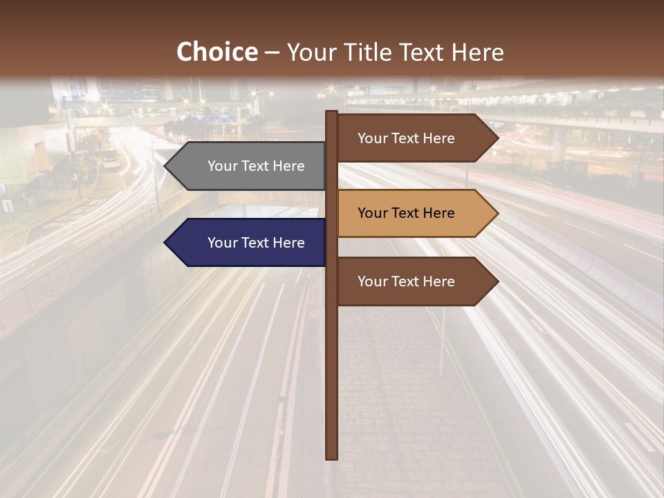 Abstract Business Skyscraper PowerPoint Template