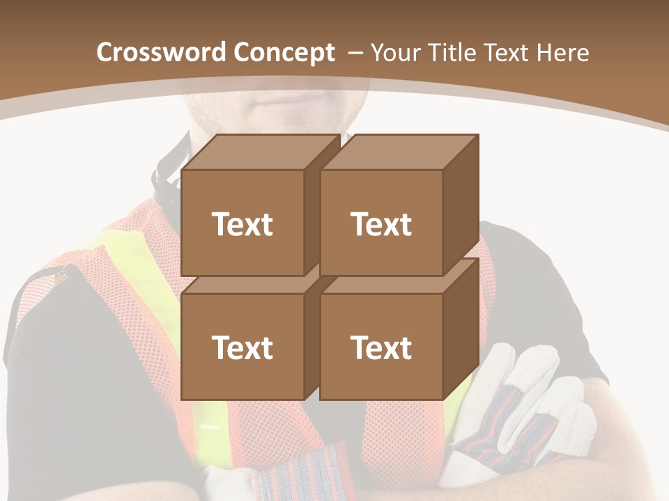 Construction Worker PowerPoint Template
