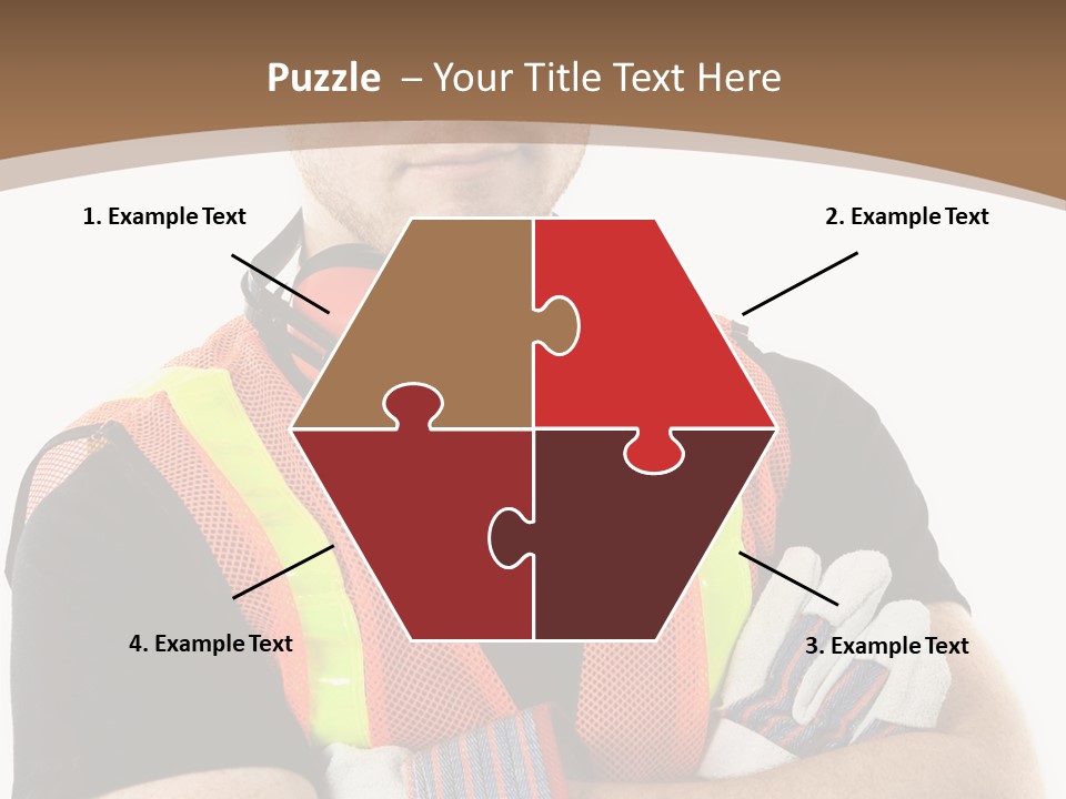 Construction Worker PowerPoint Template