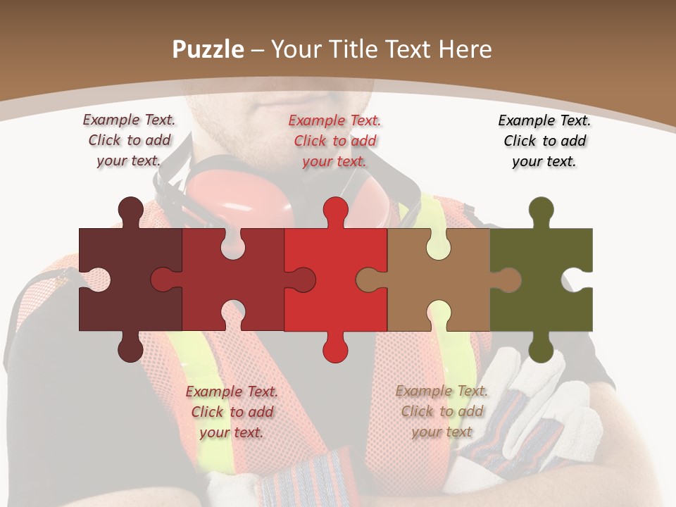 Construction Worker PowerPoint Template