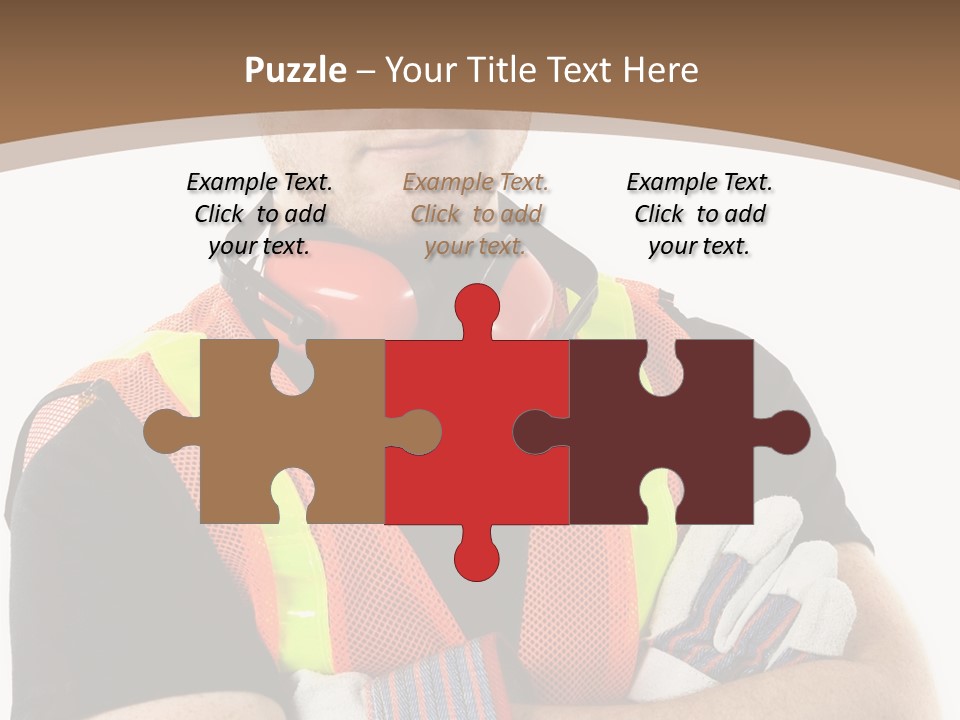 Construction Worker PowerPoint Template