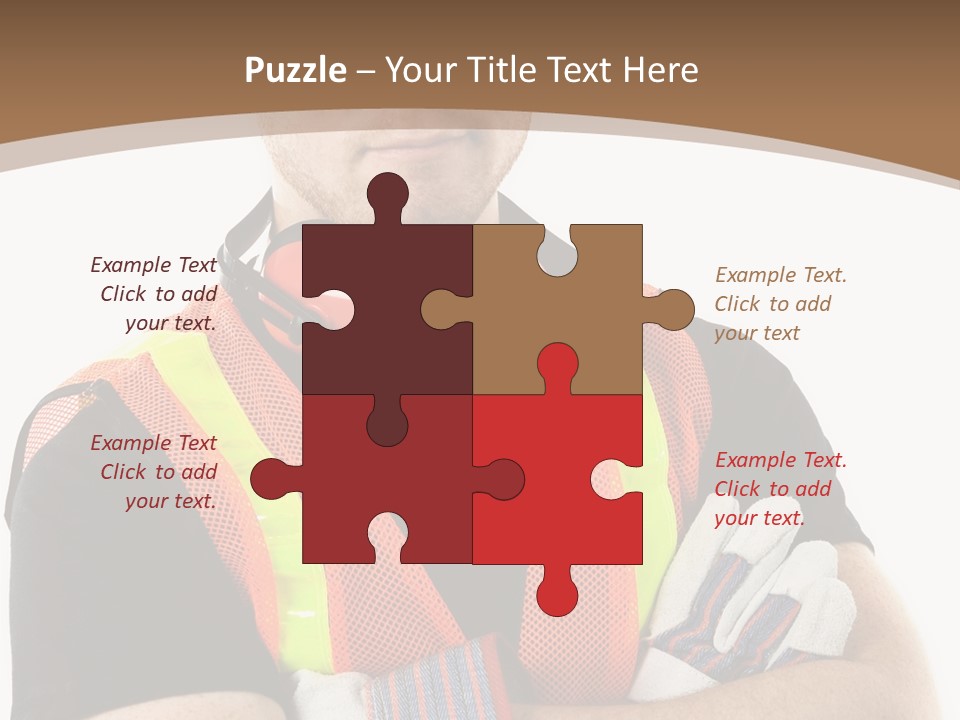 Construction Worker PowerPoint Template
