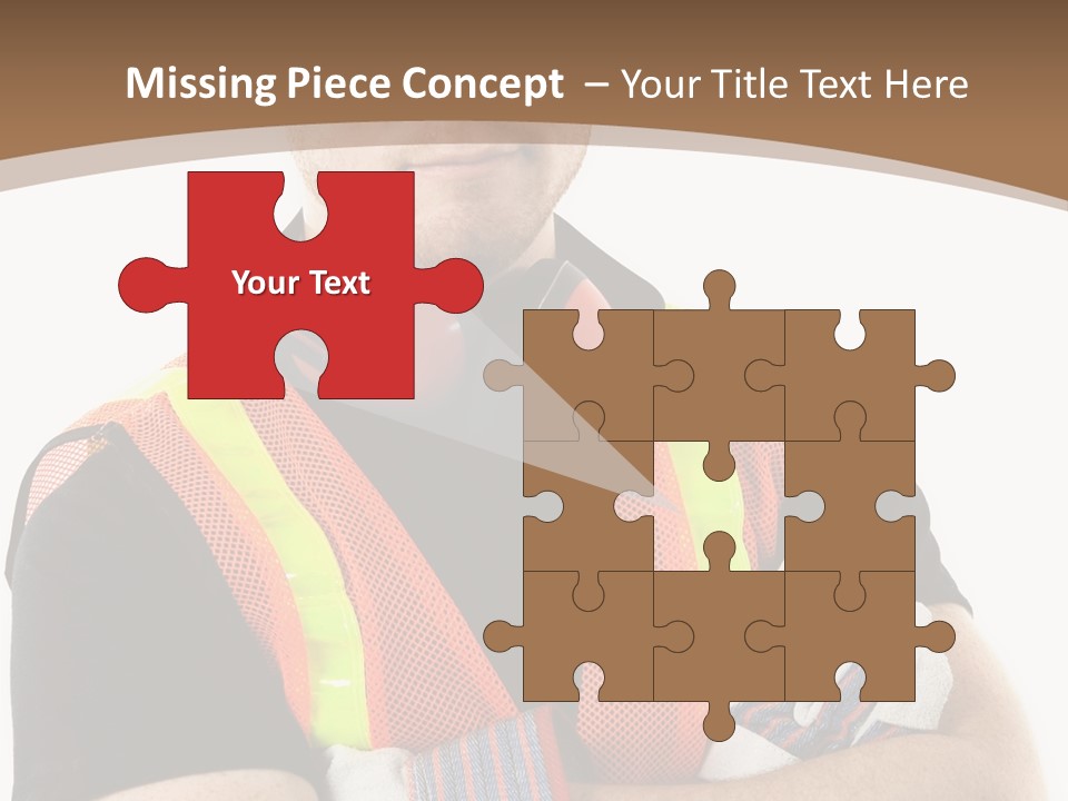 Construction Worker PowerPoint Template