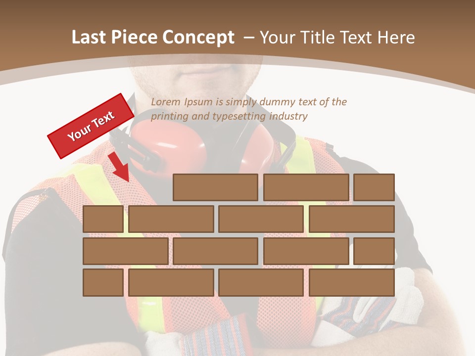 Construction Worker PowerPoint Template