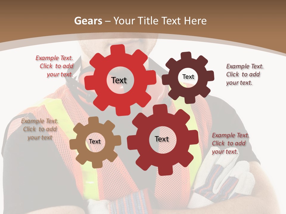 Construction Worker PowerPoint Template