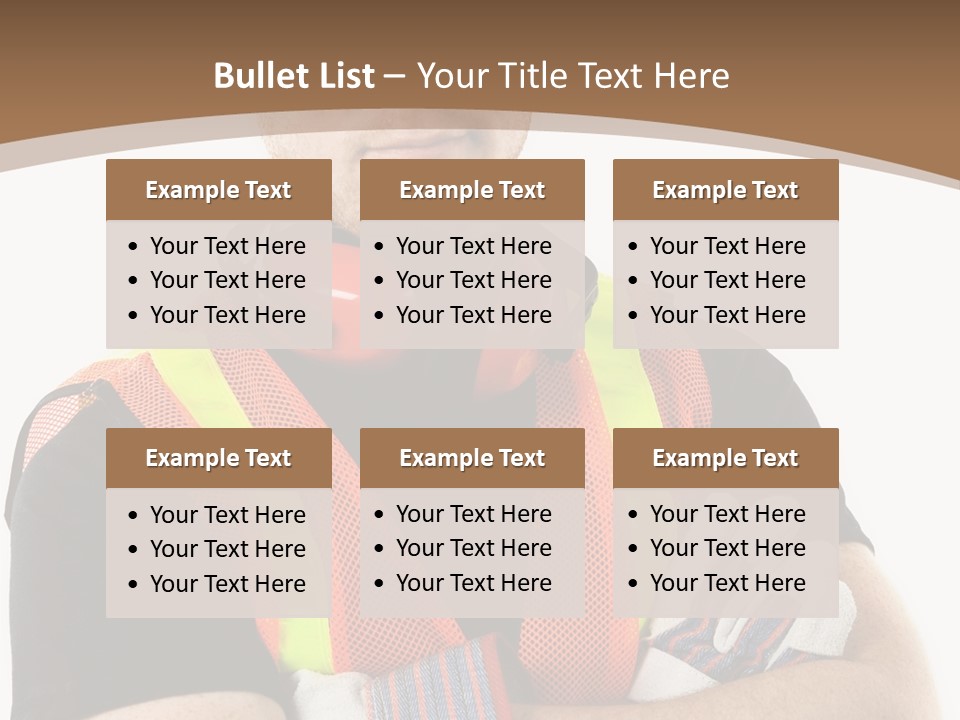 Construction Worker PowerPoint Template