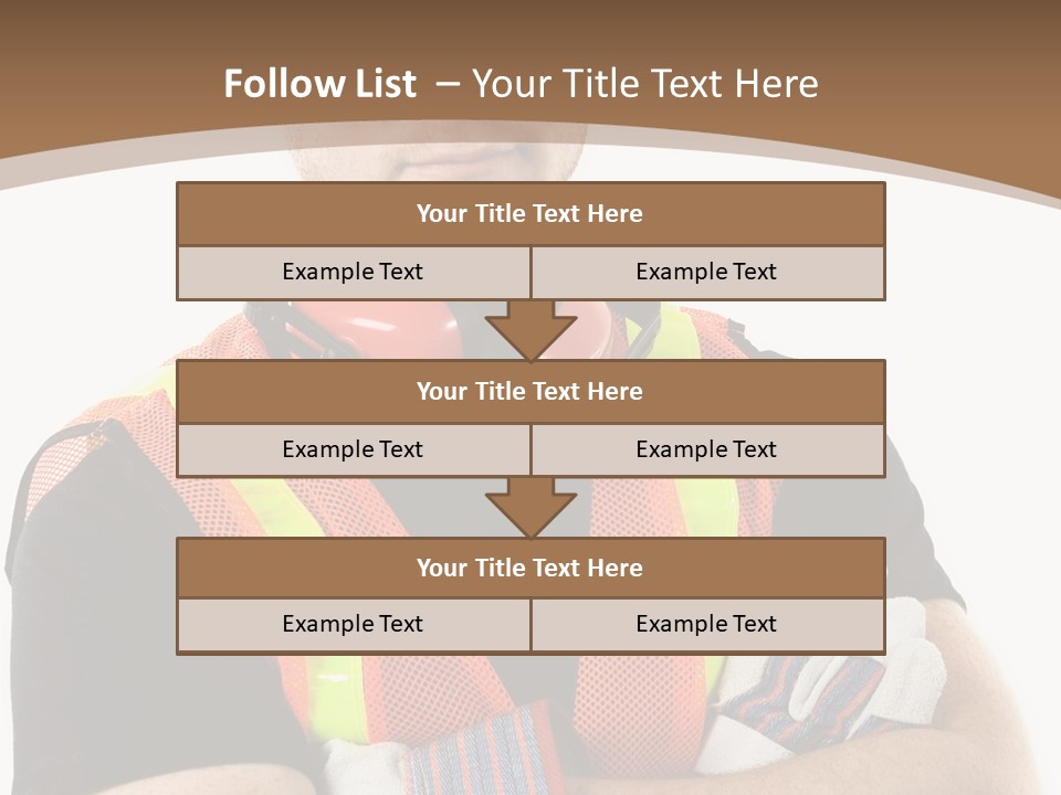 Construction Worker PowerPoint Template