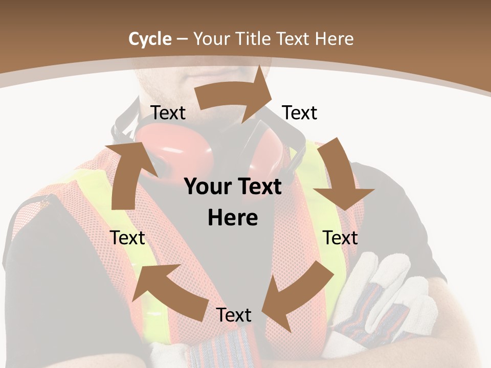 Construction Worker PowerPoint Template