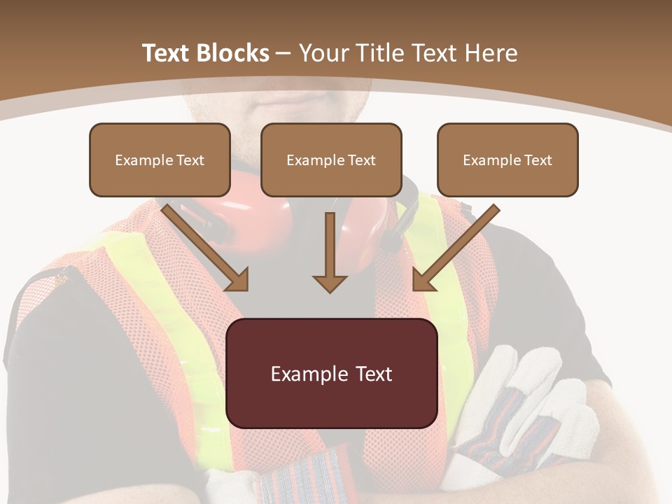 Construction Worker PowerPoint Template