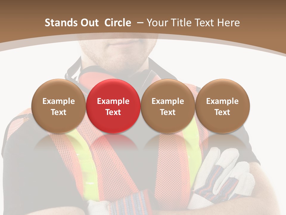 Construction Worker PowerPoint Template