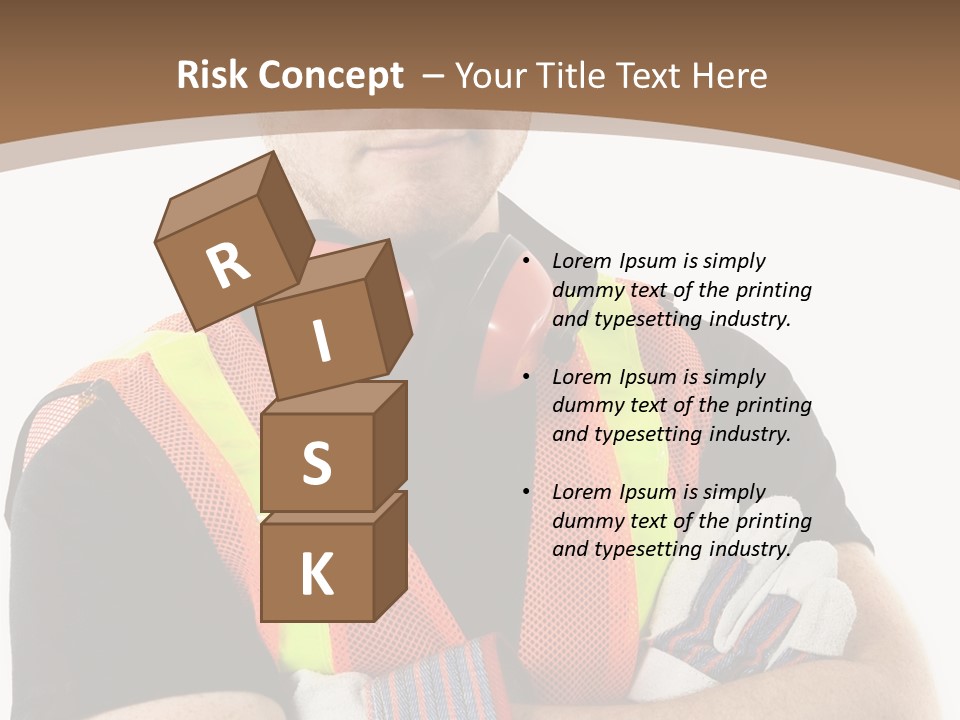 Construction Worker PowerPoint Template