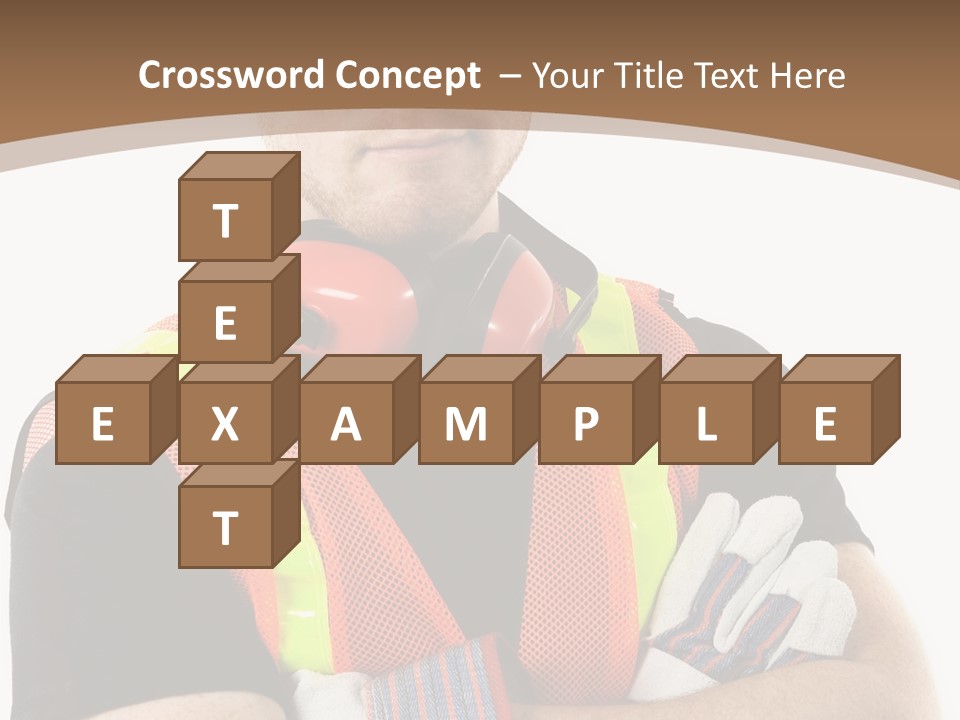 Construction Worker PowerPoint Template