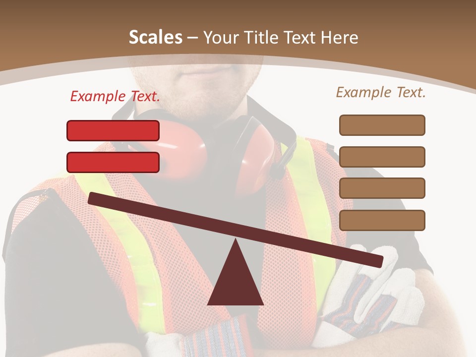 Construction Worker PowerPoint Template