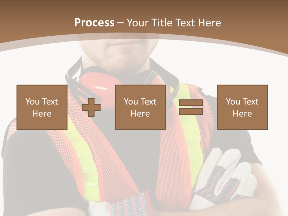Construction Worker PowerPoint Template