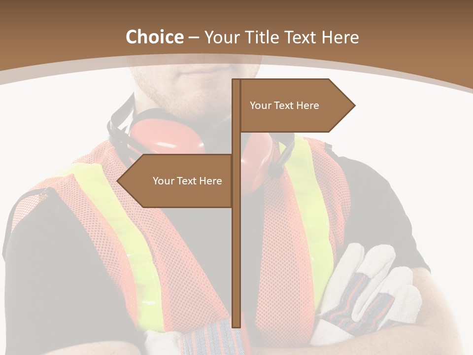 Construction Worker PowerPoint Template