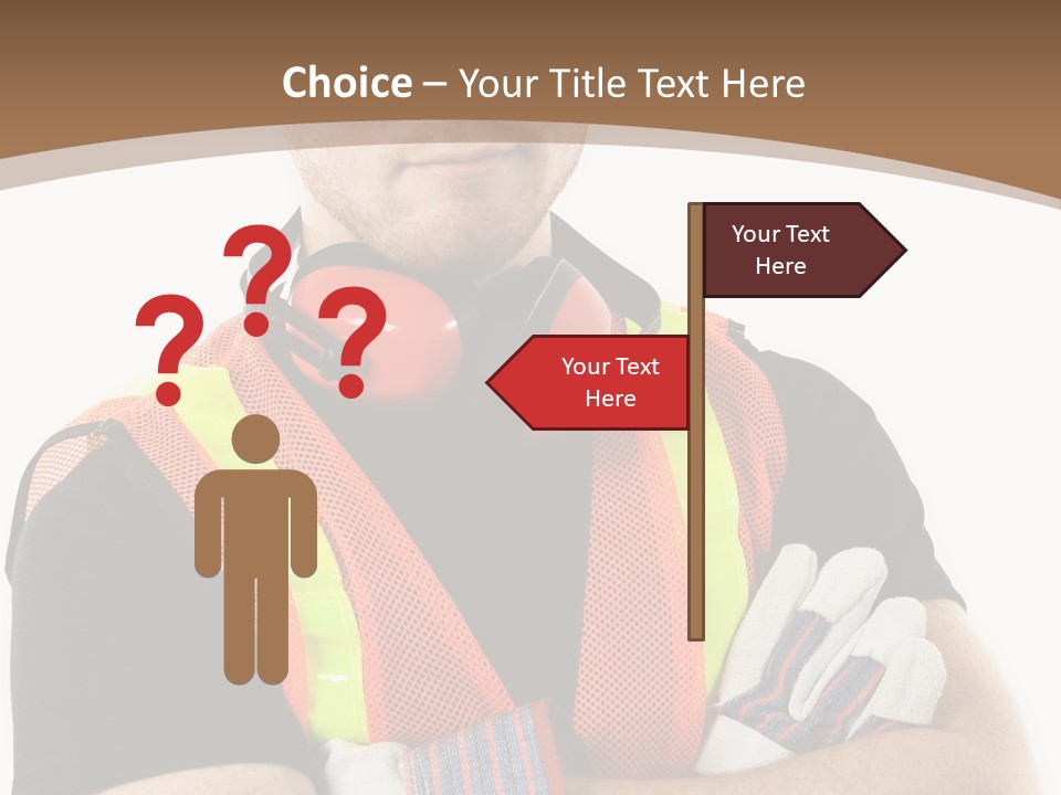 Construction Worker PowerPoint Template