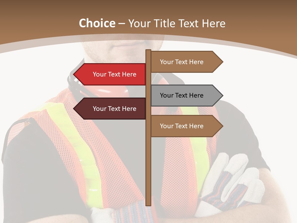 Construction Worker PowerPoint Template