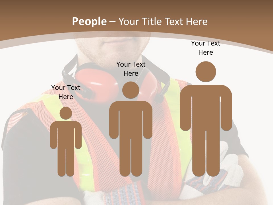 Construction Worker PowerPoint Template