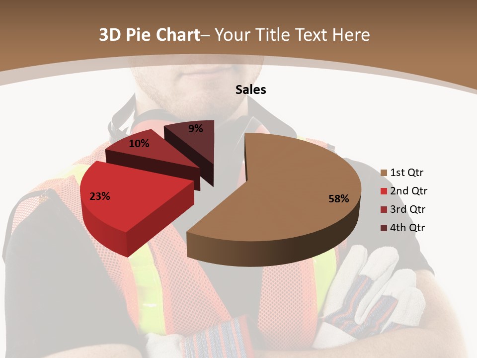 Construction Worker PowerPoint Template