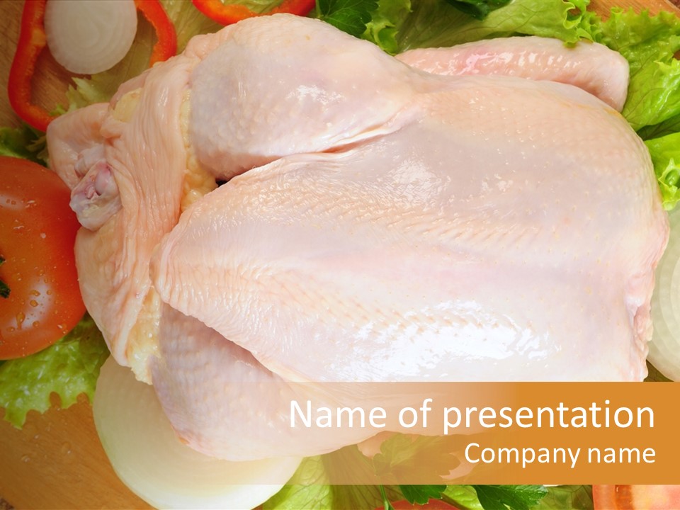 Uncooked Vegetable Protein PowerPoint Template
